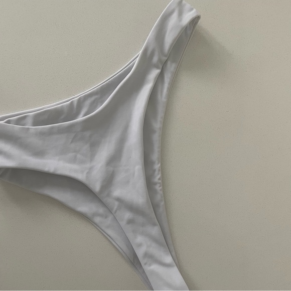 SHEIN Other - SHEIN White High Cut Bikini Bottom